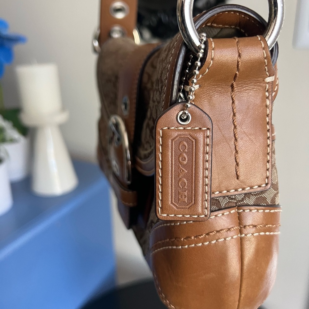 Coach Small Tan Canvas Soho A0878-F10925 - Picture 3 of 9